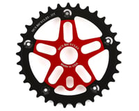 MCS Alloy Spider & Chainring Combo (Red/Black)